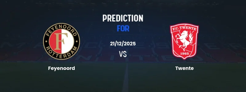 Feyenoord–Twente prediction richt aandacht op krachtsverhoudingen en scenario’s (21 December 2025)