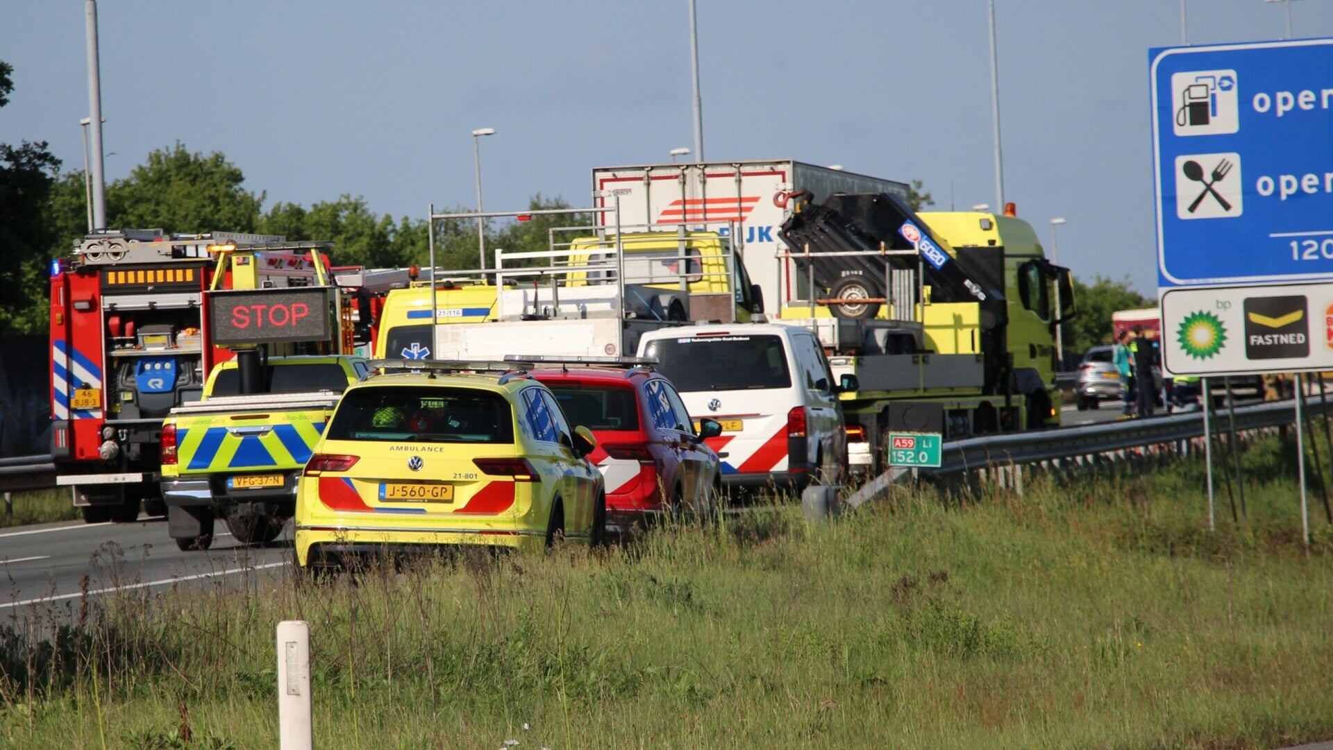 Ongeluk A59 vandaag januari 2026: vertragingen en verkeersupdates