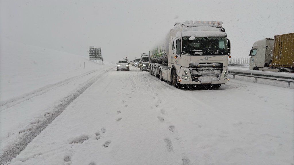 Files op de A32 vandaag, afgesloten, heerenveen, ongeluk in januari 2026