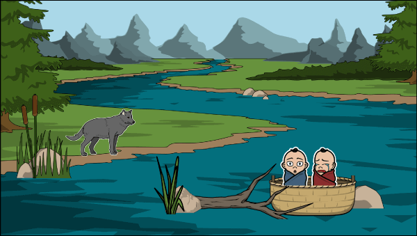 Welke dier voedde Romulus en Remus volgens legende
