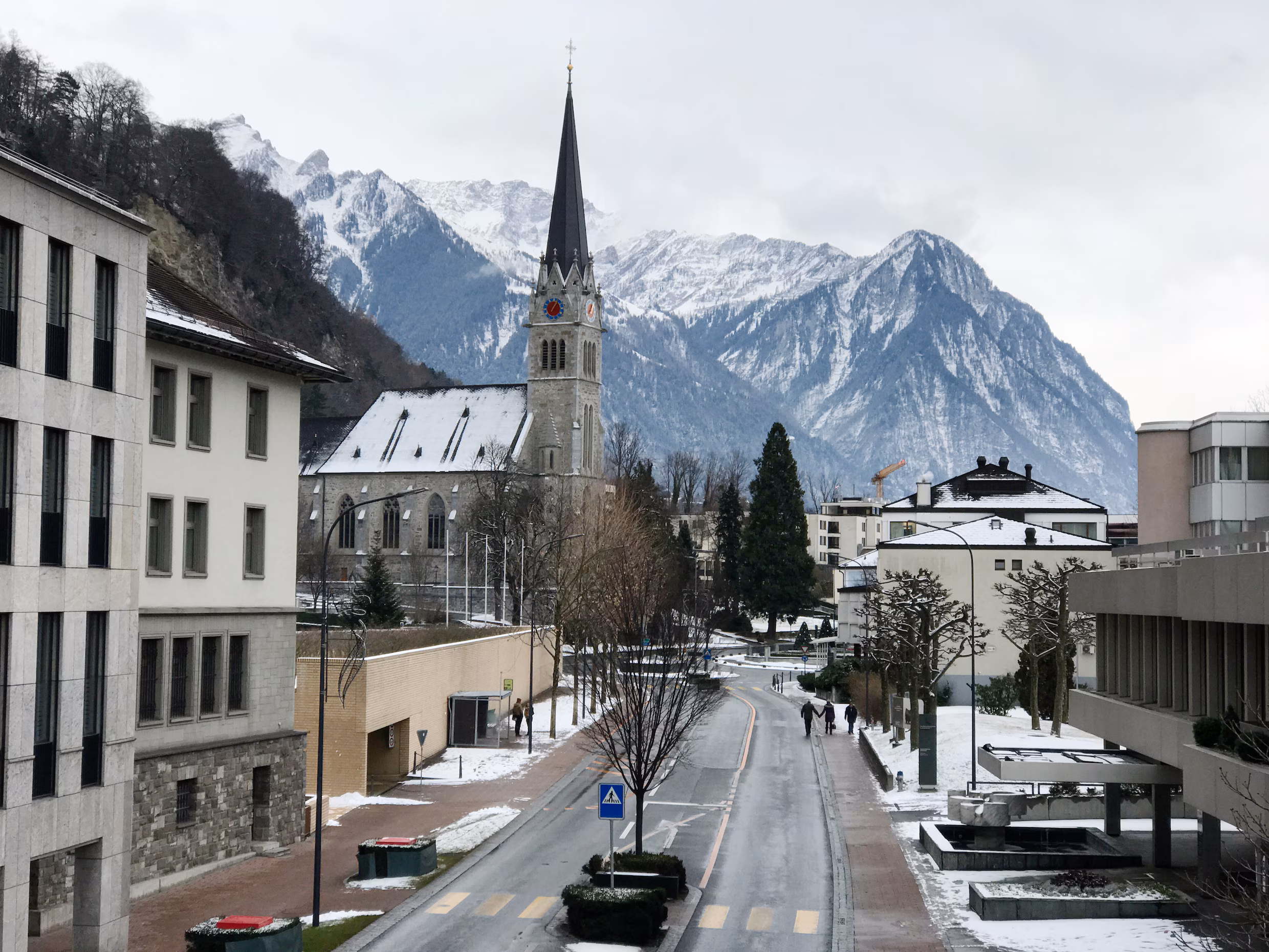 Vaduz: de hoofdstad van Liechtenstein