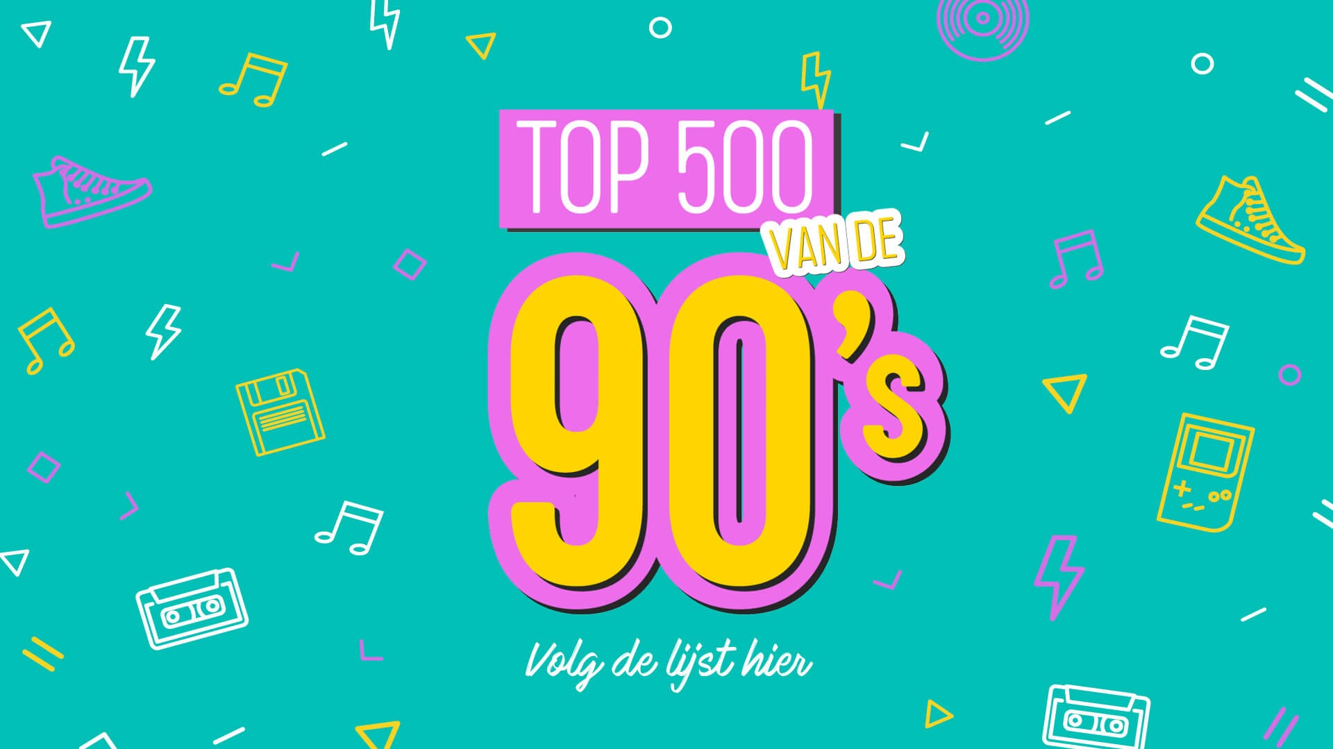 Qmusic Top 500 90s ultieme hits van de jaren ’90