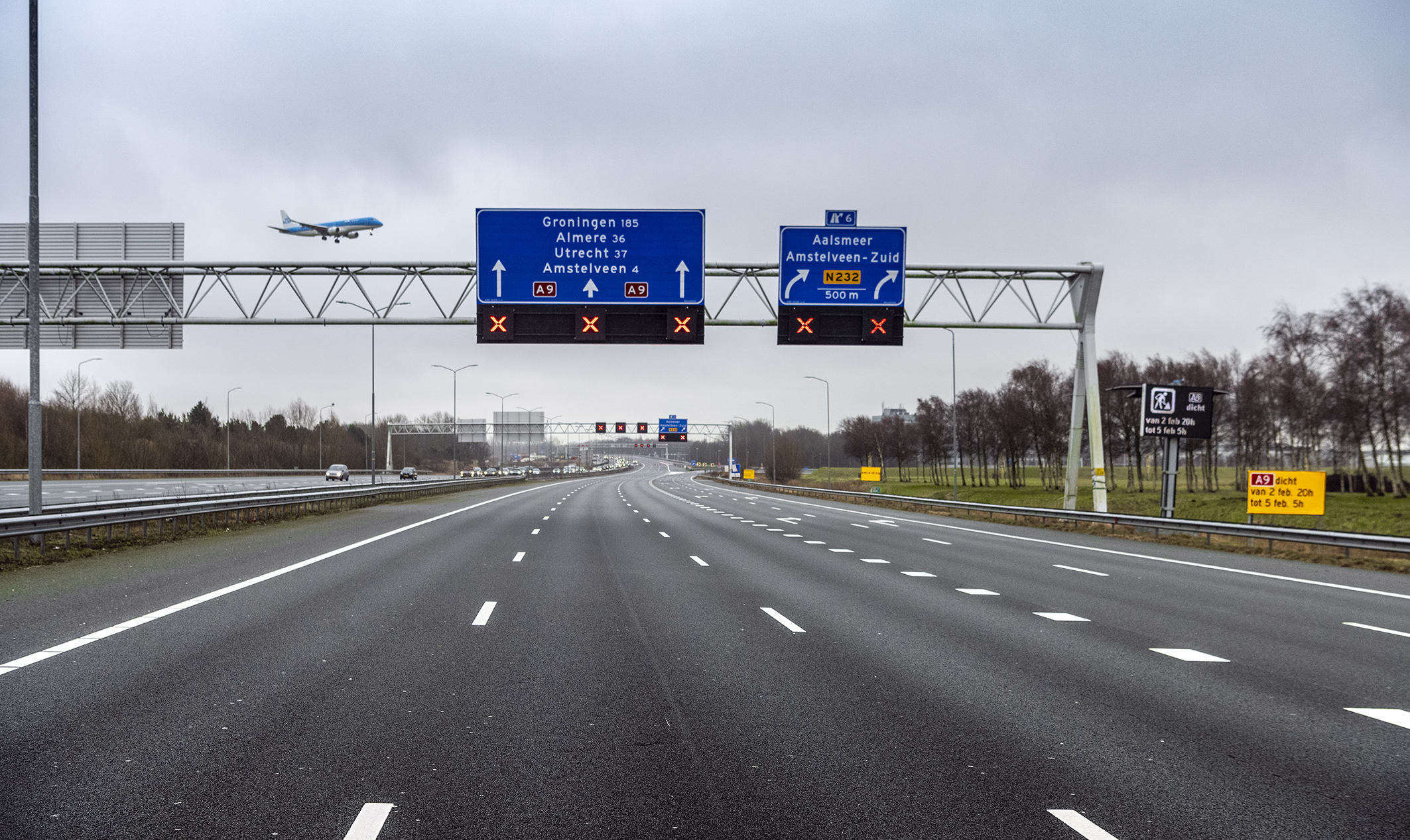 A9 afgesloten vandaag, werkzaamheden en files