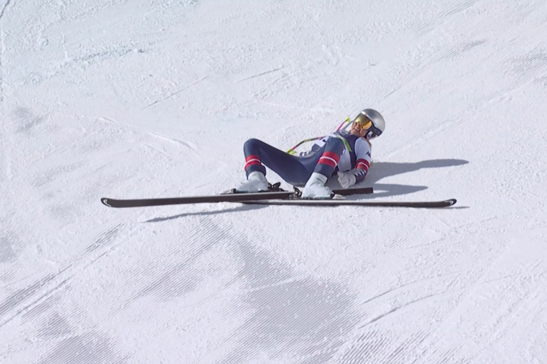 Lindsey Vonn blessure update 2026 ernstige val en breuk
