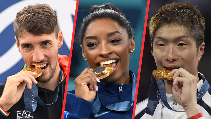 Waarom bijten atleten op hun medaille bij podiummoment
