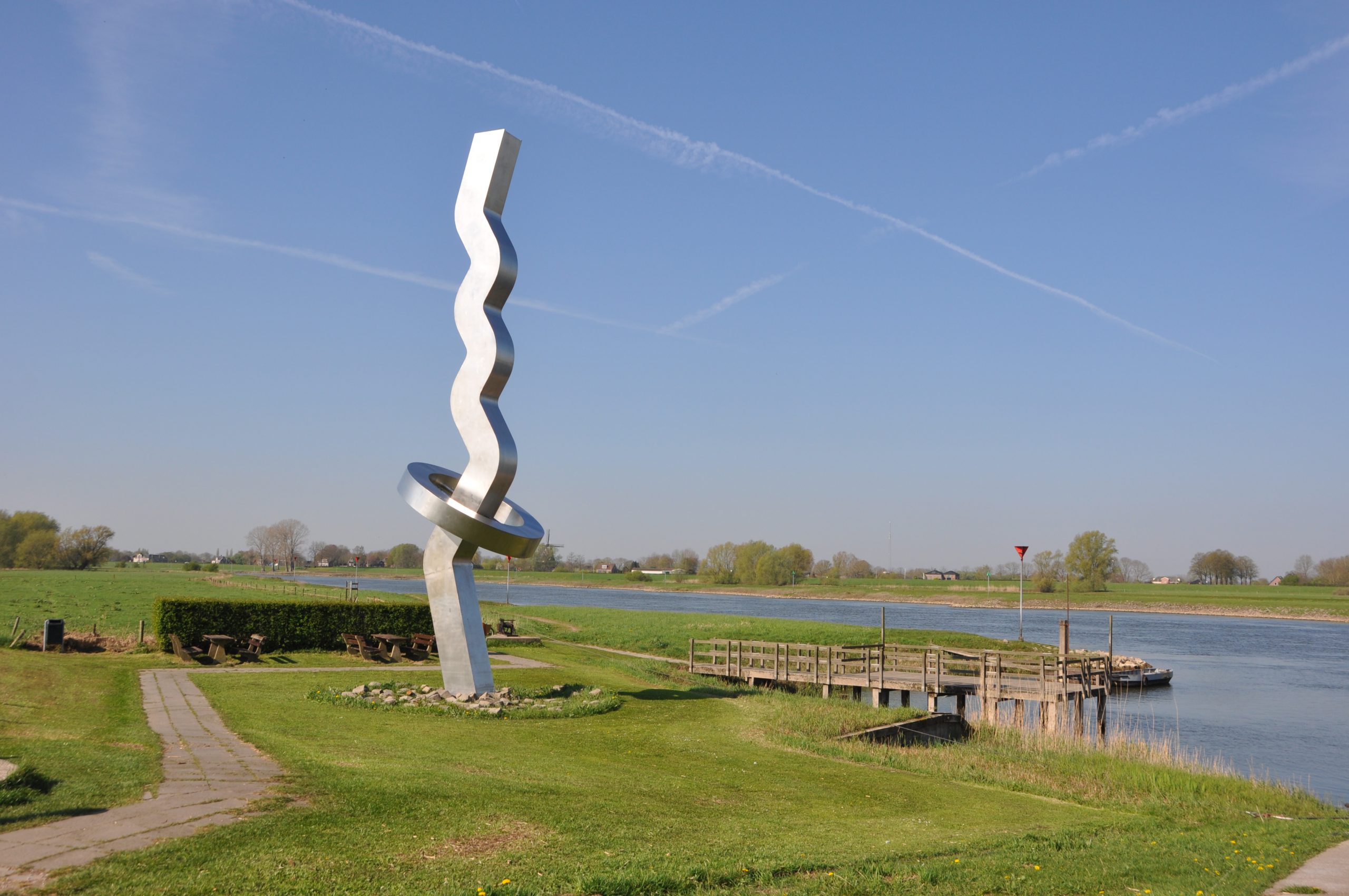 Voorheen zelfstandige gemeente aan de IJssel nu bij Olst‑Wijhe