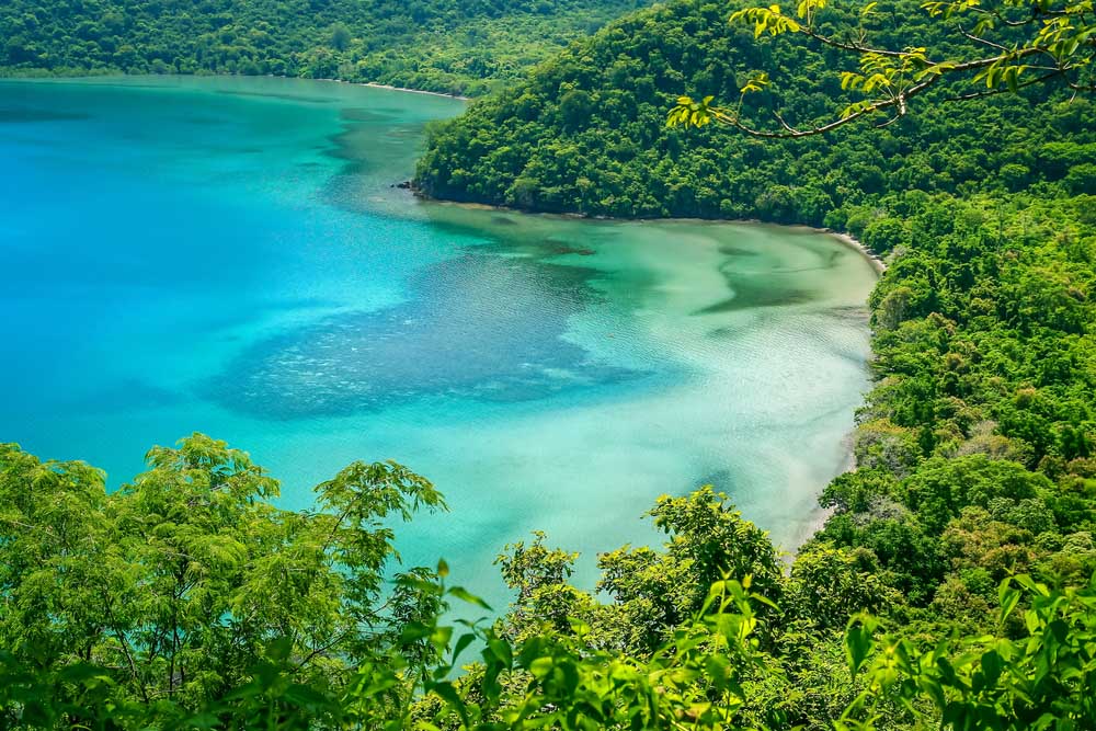 Indonesisch eiland tussen Bali en Soembawa Lombok