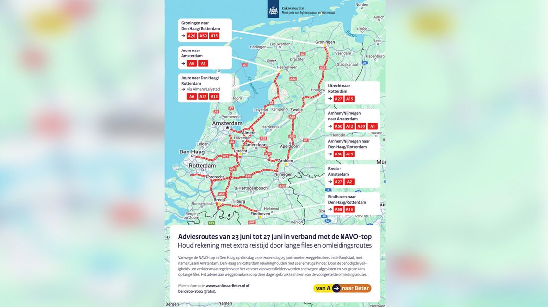 Welke Wegen Zijn Afgesloten Vandaag A12 A27 - 1 Maart 2026