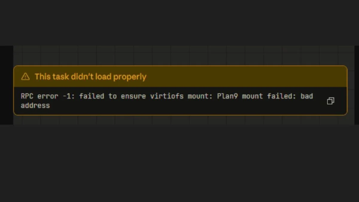 Rpc Error Failed To Ensure Virtiofs Plan9 Mount